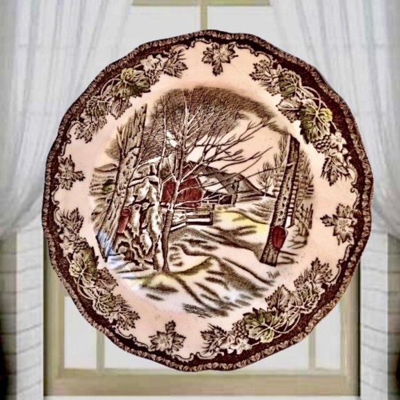 Johnson Bros Friendly Village Bread + Butter Dessert Plate Sugar Maple 6” - Picture 7 of 9